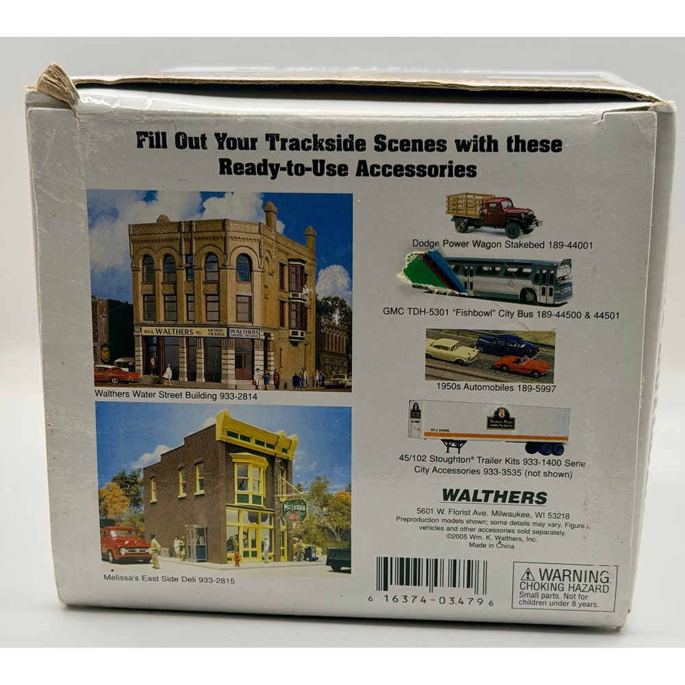 Walthers Trainline 931-806 Gemini Building HO Scale Assembled in Box - Picture 6 of 6